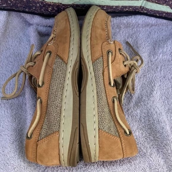 White Mountain Tan Leather Deck Shoes - Picture 5 of 6